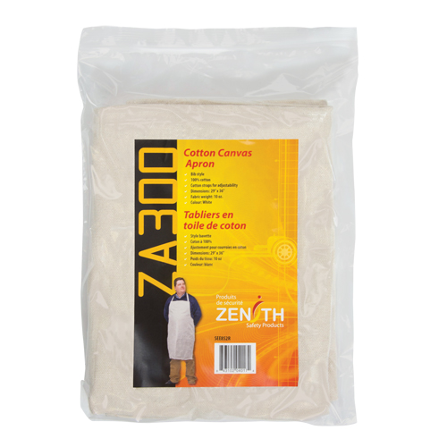 Tablier, Coton, 36" lo x 29" la, Naturel NRZ Safety Inc.