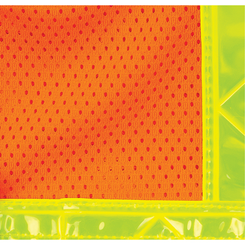 Standard-Duty Safety Vest, High Visibility Orange, 2X-Large, Polyester NRZ Safety Inc.