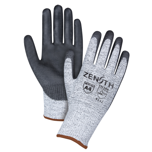 Gants &eacute;lastiques sans coutures r&eacute;sistants &agrave; la coupe, Taille Grand/9, Calibre 13, Rev&ecirc;tement Polyur&eacute;thane, Enveloppe en PEHP, ANSI/ISEA 105 niveau 4/EN 388 niveau 5 NRZ Safety Inc.