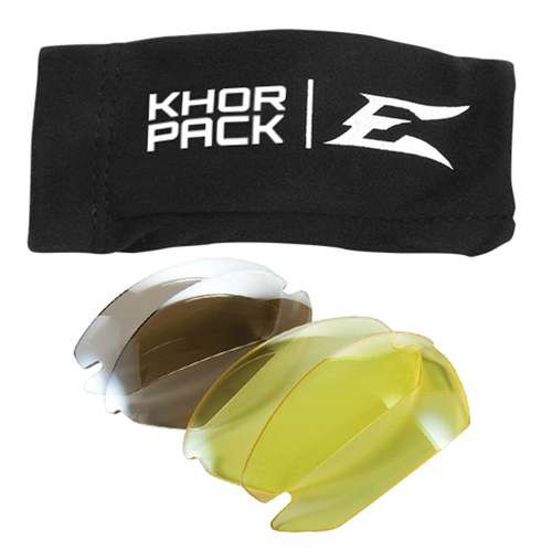Lentilles de rechange pour les lunettes de s&eacute;curit&eacute; Khor, Antibu&eacute;e/anti-&eacute;gratignures, Transparent, Khor NRZ Safety Inc.