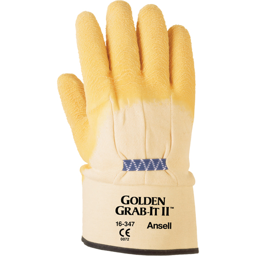 Golden Grab-It&reg; II Gloves, 10/X-Large, Rubber Latex Coating, 13 Gauge, Nylon Shell NRZ Safety Inc.