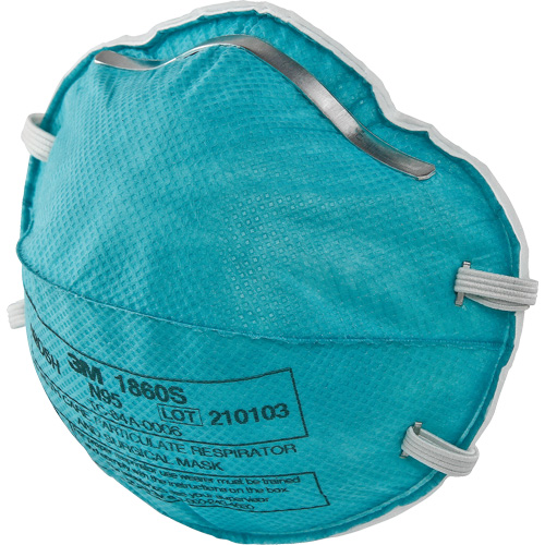 Respirateur 1860S contre les particules pour les soins de la sant&eacute;, N95, Certifi&eacute; NIOSH, Petit NRZ Safety Inc.