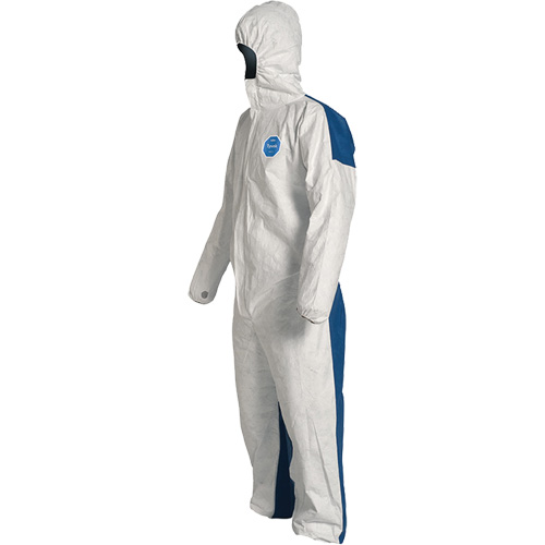 Combinaisons avec capuchon, 4T-Grand, Bleu/Blanc, Tyvek 400 D NRZ Safety Inc.