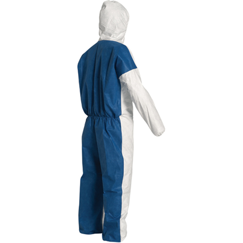Combinaisons avec capuchon, 4T-Grand, Bleu/Blanc, Tyvek 400 D NRZ Safety Inc.
