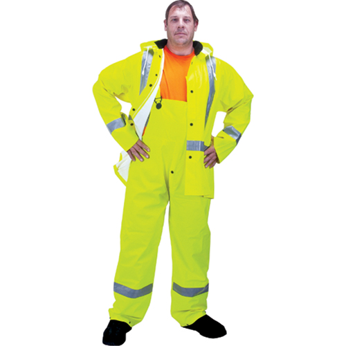 Imperm&eacute;able pour la circulation de premi&egrave;re qualit&eacute; RZ900, Polyester/PVC, Moyen, Jaune lime NRZ Safety Inc.