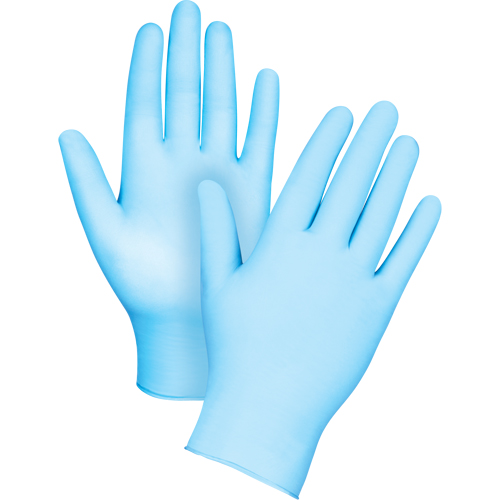 Tactile Medical-Grade Disposable Gloves, Small, Nitrile/Vinyl, 4.5-mil, Powder-Free, Blue, Class 2 NRZ Safety Inc.