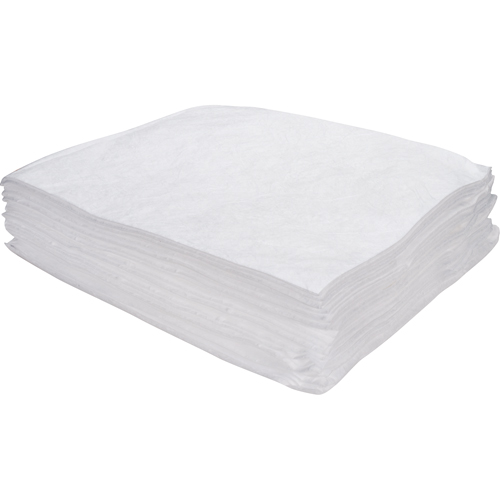 Premium Meltblown Sorbent Pads, Oil Only, 15" x 17", 8 gal. Absorbancy NRZ Safety Inc.