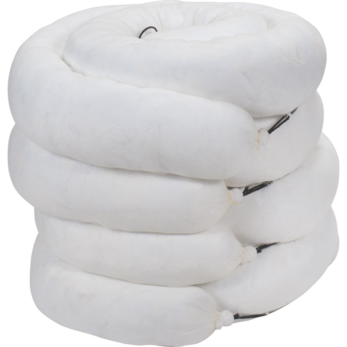 Barrage absorbant, Huile seulement, 10' lo x 8" la, Absorption 40 gal., 4 /pqt NRZ Safety Inc.