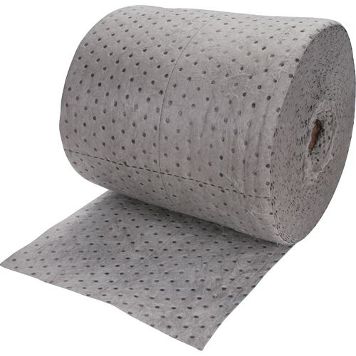 Premium Bonded Sorbent Rolls, Mediumweight, 150' L x 15" W, 20 gal. Absorbancy NRZ Safety Inc.