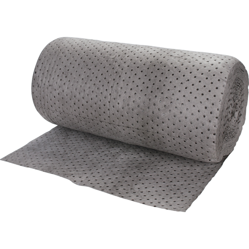 Premium Bonded Sorbent Rolls, Heavyweight, 150' L x 30" W, 50 gal. Absorbancy NRZ Safety Inc.