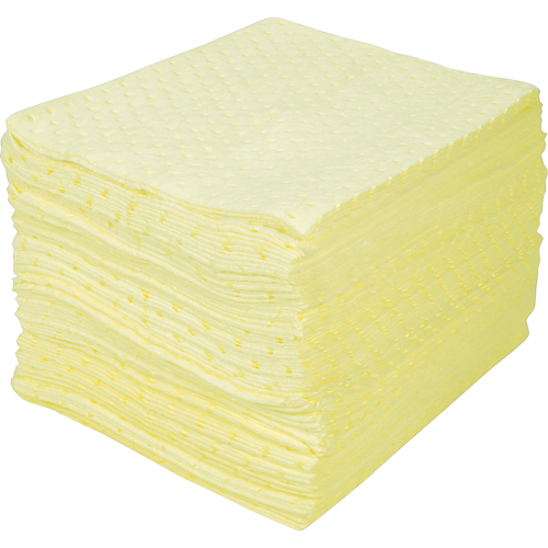 Premium Bonded Sorbent Pads, Hazmat, 15" x 18", 30 gal. Absorbancy NRZ Safety Inc.