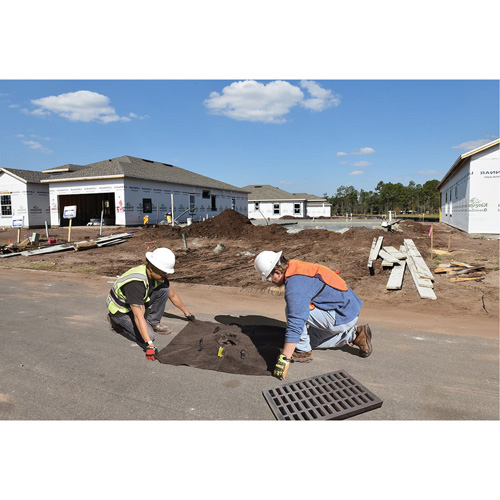 Bac de r&eacute;tention Plus Ultra-Drain Guard, Huile & s&eacute;diments, 60" lo x 60" la NRZ Safety Inc.