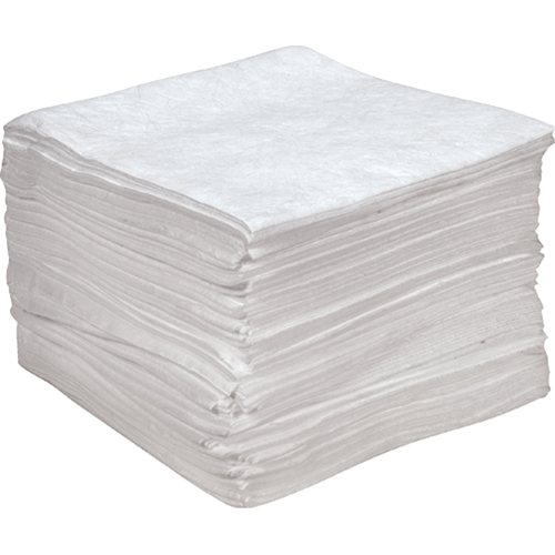 Premium Anti Static Sorbent Pads, Oil Only, 15" x 18", 25 gal. Absorbancy NRZ Safety Inc.