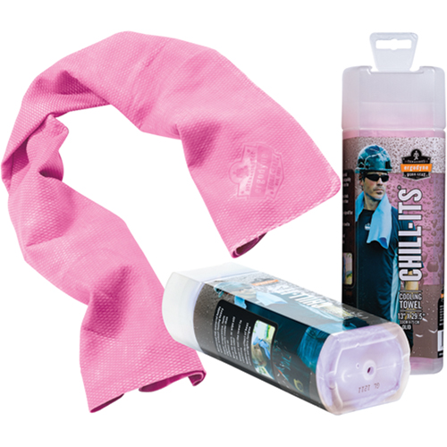 Chill-Its&reg; 6602 Cooling Towels, Pink NRZ Safety Inc.