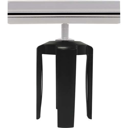 Support d'enseigne Tensabarrier avec adaptateur, Noir NRZ Safety Inc.