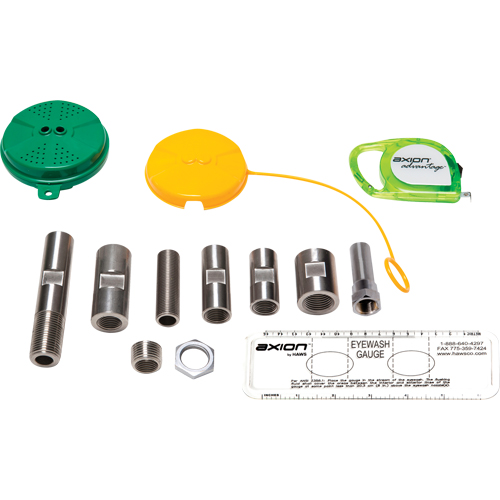 Axion Advantage&reg; Eye/Face Wash Upgrade Kit with Green ABS Plastic Eye/Face Wash Head NRZ Safety Inc.