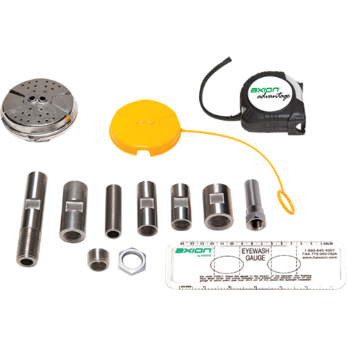 Trousse de mise &agrave; niveau pour douche oculaire/faciale Axion Advantage avec t&ecirc;te de douche oculaire/faciale en acier inoxydable NRZ Safety Inc.