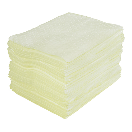 Premium Laminated (SMS) Sorbent Pads, Hazmat, 15" x 17", 30 gal. Absorbancy NRZ Safety Inc.