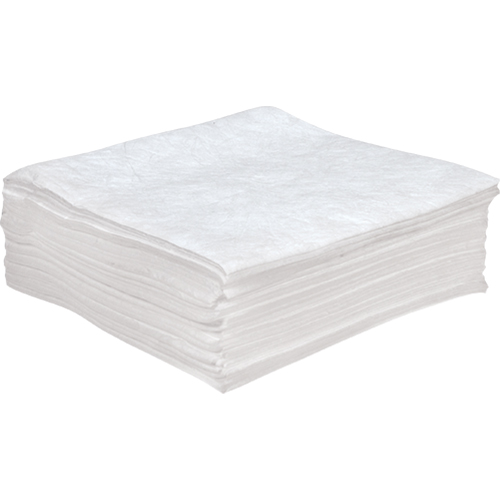 Premium Anti Static Sorbent Pads, Oil Only, 30" x 30", 55 Gal. Absorbancy NRZ Safety Inc.