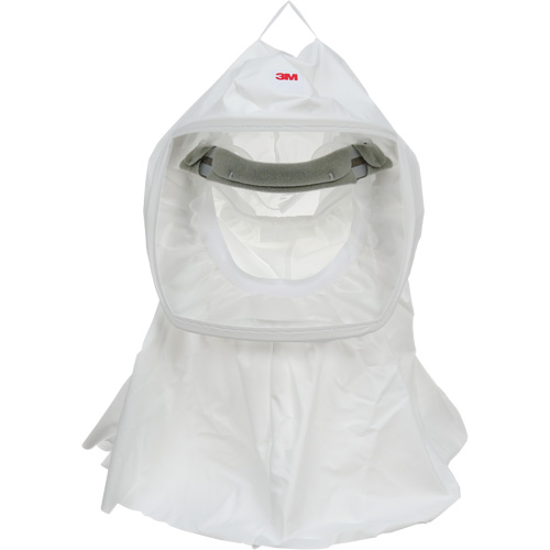 Cagoule Versaflo de haute durabilit&eacute; avec coiffe int&eacute;gr&eacute;e, Grand/Moyen, Coiffe souple, Bavette Simple NRZ Safety Inc.