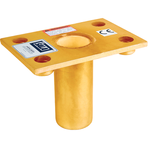 Syst&egrave;mes de sauvetage pour espaces clos - Composants de la potence - Bases fixes permanentes de pointe NRZ Safety Inc.