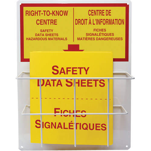 Panneaux de style panier, Anglais & français, Compris reliures NRZ Safety Inc.