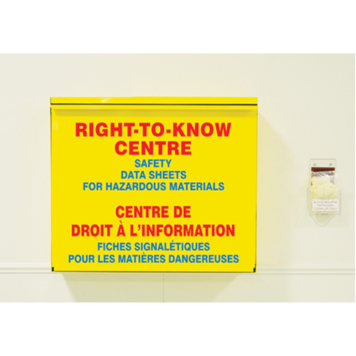 Armoires de rangement, Anglais & français, Compris reliures NRZ Safety Inc.