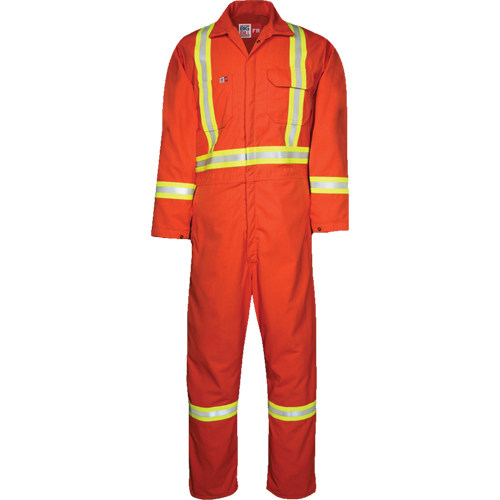 Westex UltraSoft&reg; Unlined Coveralls, Large, Orange NRZ Safety Inc.
