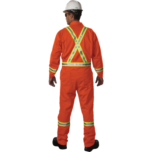 Westex UltraSoft&reg; Unlined Coveralls, Large, Orange NRZ Safety Inc.