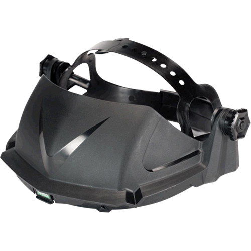 Support mont&eacute; sur casque V-Gard, Suspension Rochet NRZ Safety Inc.