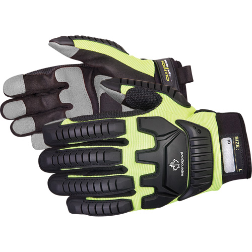 Clutch Gear&reg; Impact-Resistant Mechanic's Gloves, PVC Palm, Size Small NRZ Safety Inc.