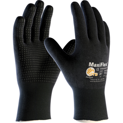 Gants ATG MaxiFlex Endurance 34-8745, 7/Petit, R&ecirc;vetement Mousse de nitrile, Calibre 15, Enveloppe en Nylon NRZ Safety Inc.