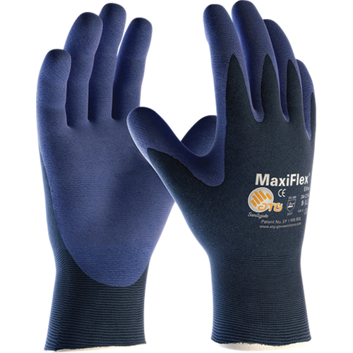 Gants ATG MaxiFlex Elite 34-274, 6/T-petit, R&ecirc;vetement Mousse de nitrile, Calibre 18, Enveloppe en Nylon NRZ Safety Inc.