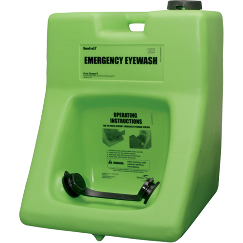Fendall Porta Stream&reg; II Eyewash Station, Pressurized, 16 gal. Capacity, Meets ANSI Z358.1 NRZ Safety Inc.