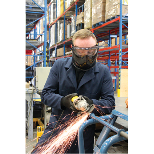 Lunettes &agrave; coques de s&eacute;curit&eacute; avec visi&egrave;re de s&eacute;rie Z2300, Lentille Transparent, Antibu&eacute;e, Ventilation Indirecte NRZ Safety Inc.