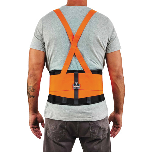 ProFlex 100HV Economy Spandex Hi-Vis Back Support Brace, Elastic, Small NRZ Safety Inc.