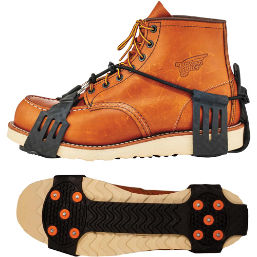Crampons &agrave; glace ajustables TREX 6310, Acier au carbone, Traction Crampon, Moyen NRZ Safety Inc.