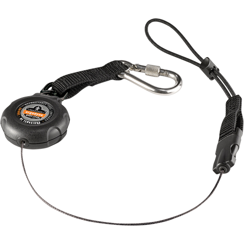 Squids&reg; 3001 Tool Lanyard, Retractable, Carabiner/Loop NRZ Safety Inc.