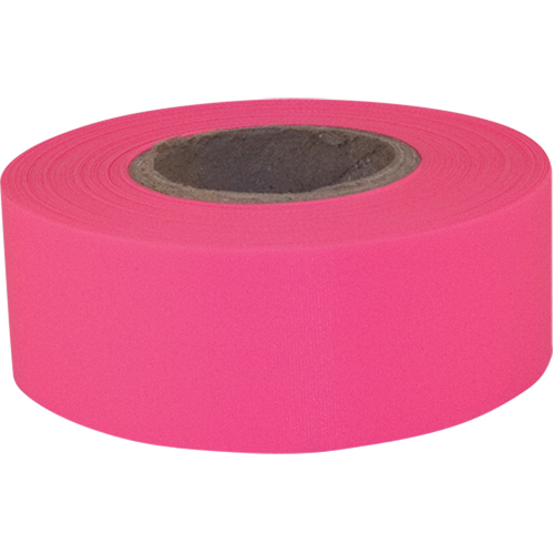 Sub-Zero Flagging Tape, 1.2" W x 150' L, Fluorescent Pink NRZ Safety Inc.