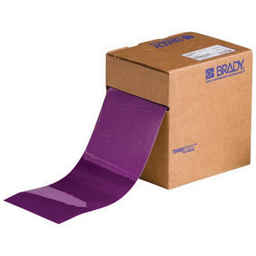 Ruban de marquage pour planchers ToughStripe, 4" x 100', Polyester, Mauve NRZ Safety Inc.