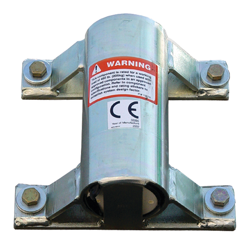 Base &agrave; davier pour collier de passage pour installation murale DBI-SALA Advanced NRZ Safety Inc.