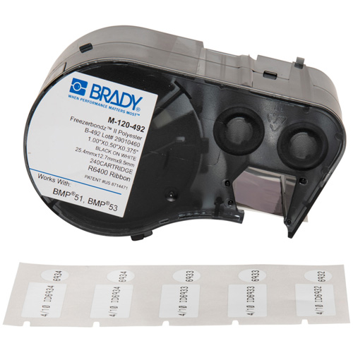 Low Temperature Label Maker Cartridge, Black NRZ Safety Inc.