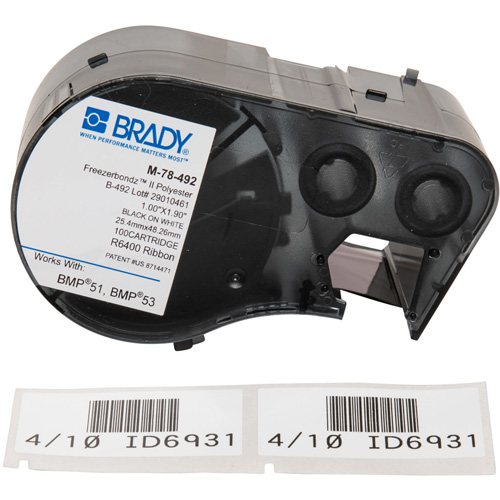 Low Temperature Label Maker Cartridge, Black NRZ Safety Inc.