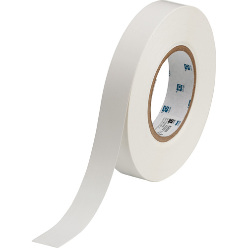 Cartouche d'&eacute;tiquettes, &eacute;toffe, Blanc, Largeur de 0,24" NRZ Safety Inc.
