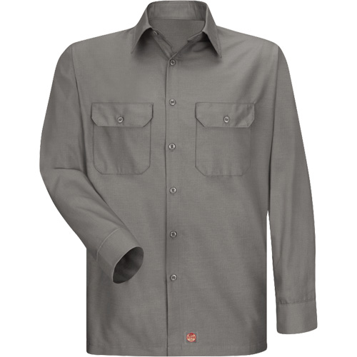 Chemise &agrave; manches longues en tissu ind&eacute;chirable, Hommes, 3T-Grand, Gris NRZ Safety Inc.