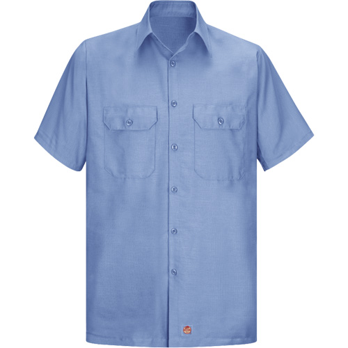 Short Sleeve Ripstop Shirt, Men's, 3X-Large, Blue NRZ Safety Inc.