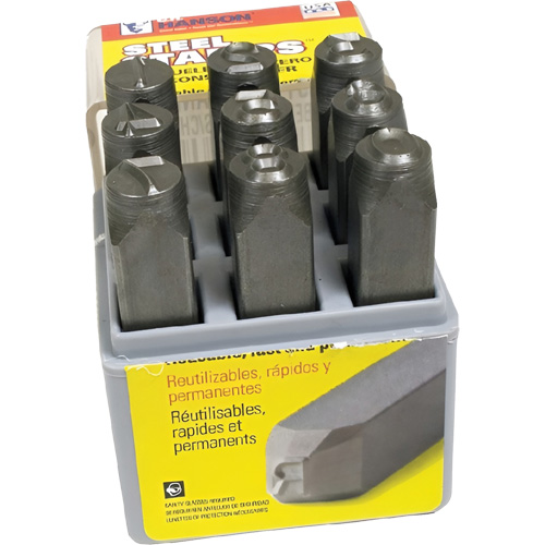 Steel Hand Stamp Sets, 1/2" NRZ Safety Inc.