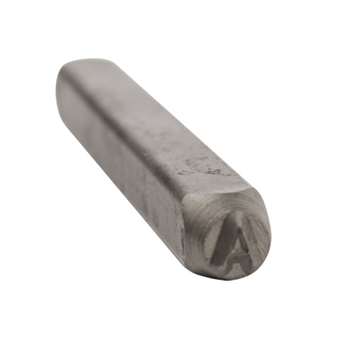 Individual Standard General Purpose Steel Hand Stamp Pieces, A, 3/32" NRZ Safety Inc.