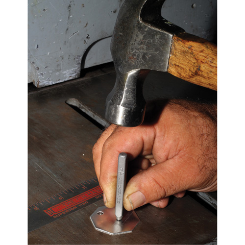 Individual Standard General Purpose Steel Hand Stamp Pieces, A, 3/32" NRZ Safety Inc.