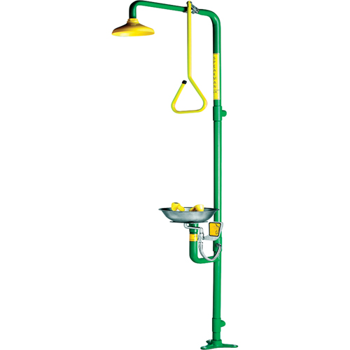 Safe-T-Zone&reg; Aerated Combination Shower & Eye Wash NRZ Safety Inc.